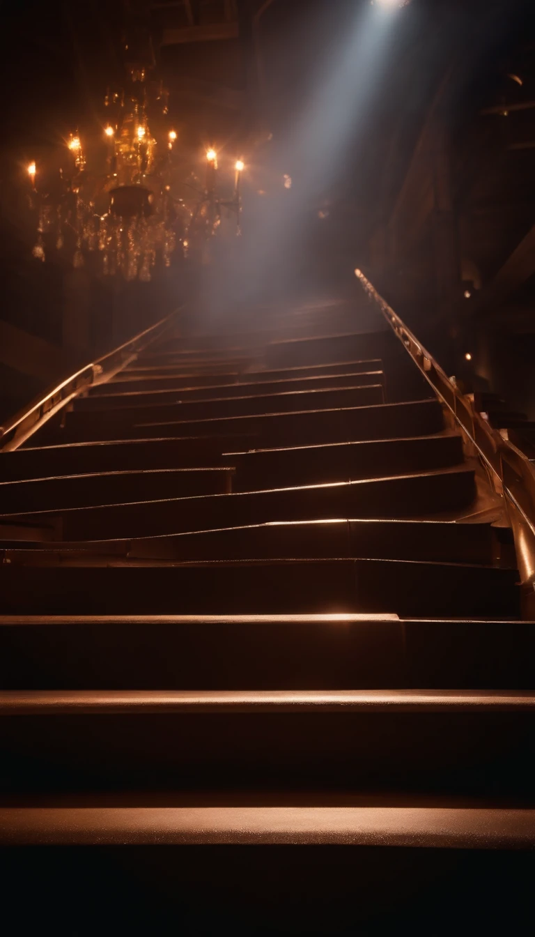 Showa,stage,enka,showy,Background with,Retro,stairway,Dazzling,Glistening,Dreams