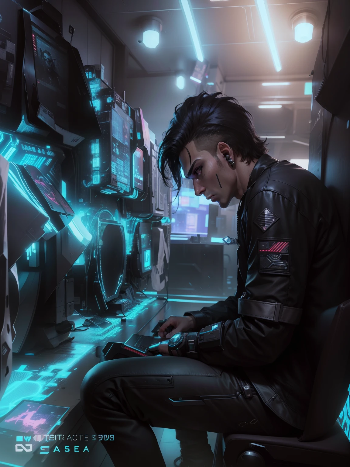 Change background cyberpunk handsome boy,realistic face,8k,ultra realistic,