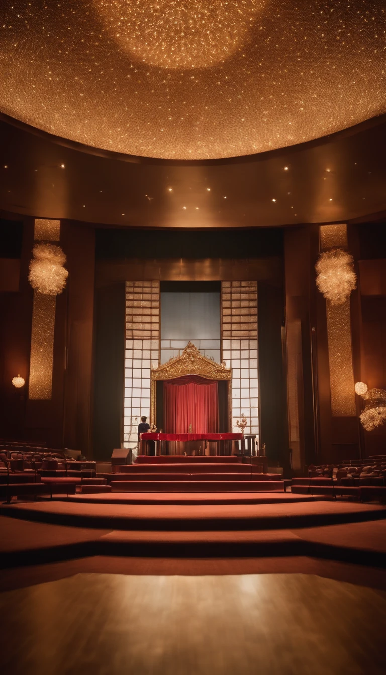 Background with,Showa,stage,altar,jpn,Takarazuka,8K,showy
