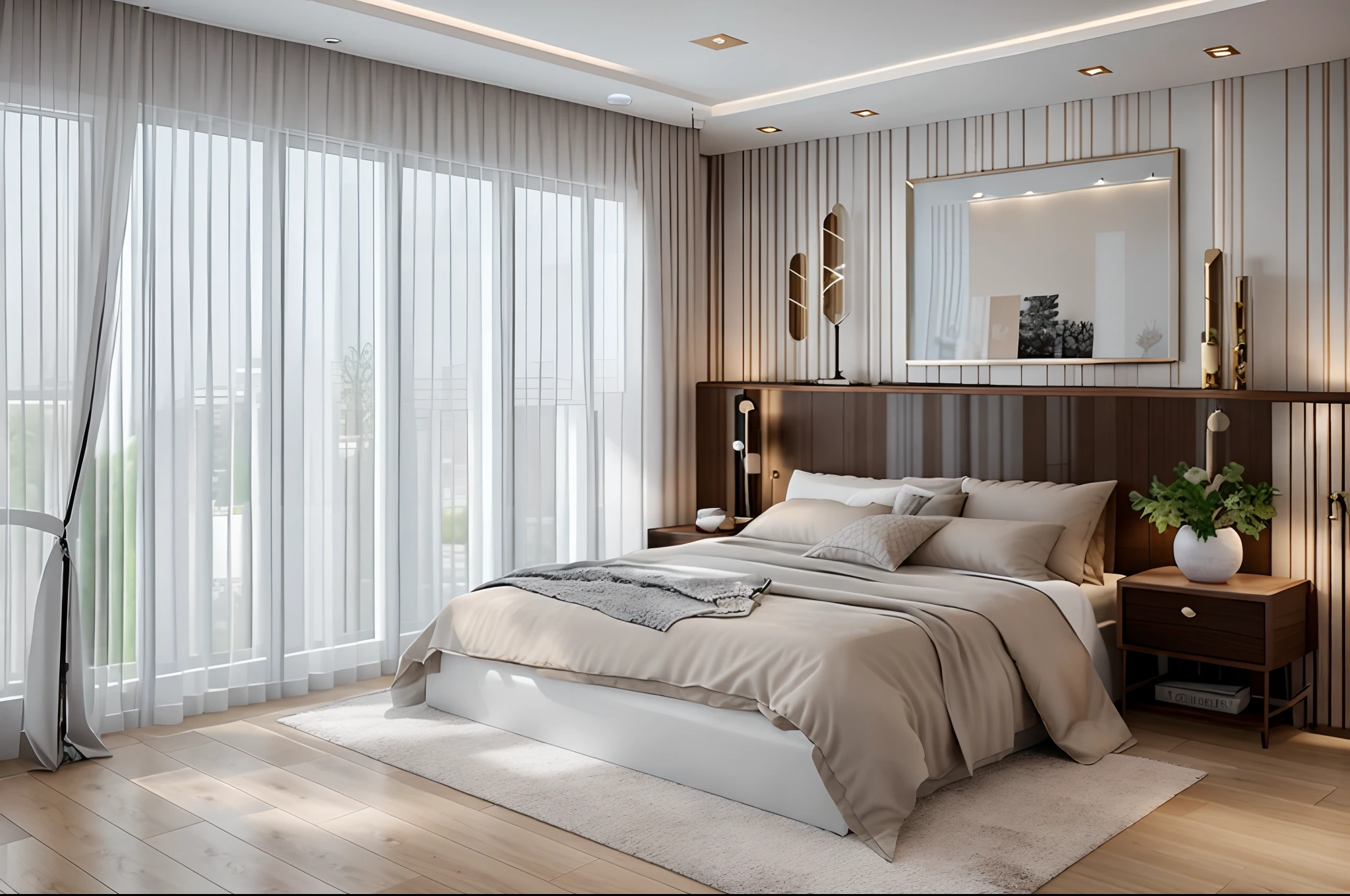 "luxurious and modern interior design with a touch of sophistication and elegance."