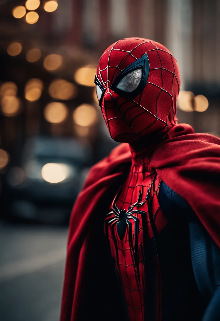 Spiderman with cape
