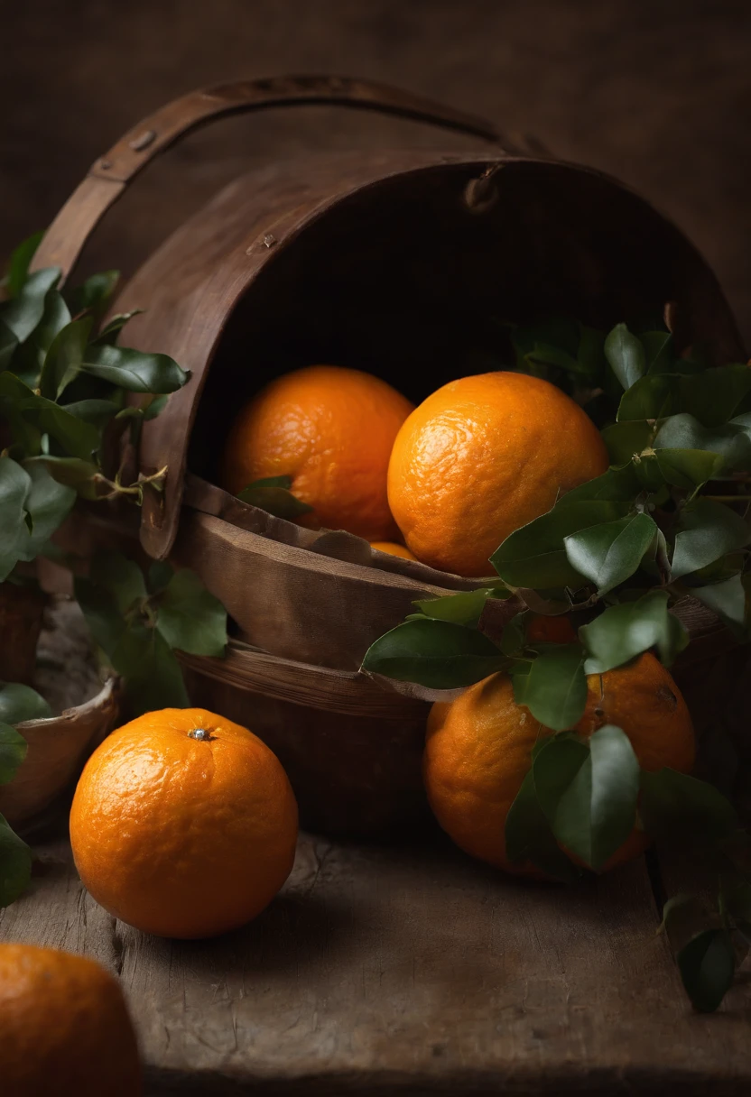 There were three oranges in the bag on the table, oranges, professional fruit photography, ❤🔥🍄🌪, author：David Garner, orange plants, high quality food photography, author：Dietmar Dammelau, author：Mario Dubsky, Visually stunning, Peel the oranges, author：Tom Wenerstrand, author：Giorgio Cavallon, author：Albert Keller
