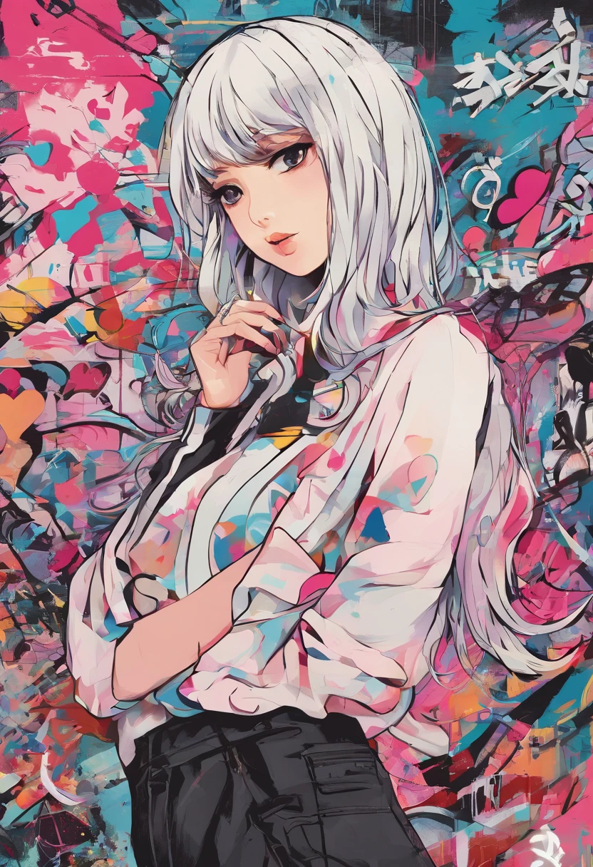 NSFW, Oil Style, digitalart, 1990s anime style, Black hair Long hair Straight, Japan beautiful girl, 18year old, Blunt bangs, Black camisole、spread pussy, love juice, pussy juice, masturbation, cum in pussy, sweat, girl trembling with sexual climax, heart-shaped eyes, heart shaped pupils, Blush,