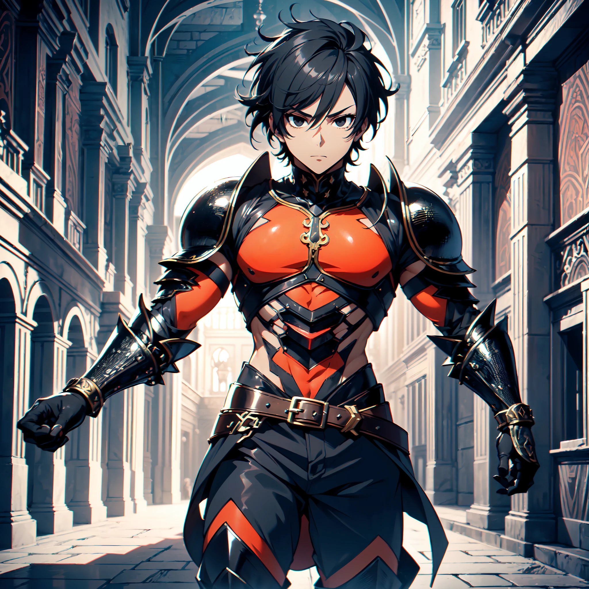 128K Ultra High Definition,
128K Ultra High Quality,
128K Ultra High Resolution,
Best Definition,
Best Quality,
Best Resolution,
Perfectly Detailed,
Perfectly Designed,
Extremely Detailed,
Extremely Designed,
Hyper Detailed,
Hyper Definition,
Hyper Quality,
Hyper Resolution,
Masterpiece,
(((Anime))),
Body Shot,
(((Boy))),
Handsome,
Muscular Body,
(((Black Short Hair))),
(((Black Eyes))),
(((Hyper Detailed & Perfectly Designed With Ultra High Quality Berserker Armor))),
(((Inside Of Medieval Royal Palace Background Scenery))),