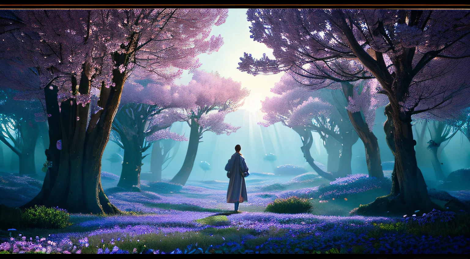 Dive into the realms of the "Guardian of space and time" through a visionary, digital art piece reminiscent of Roger Dean's surreal landscapes. The camera of choice is a high-resolution digital camera, capturing every intricate detail of this otherworldly being. The style takes inspiration from Eastern art, incorporating intricate patterns and motifs reminiscent of Hokusai's woodblock prints. Lighting creates a serene and mystical atmosphere, with soft, diffused illumination. The color palette is an array of serene blues, deep purples, and radiant golds. The composition places the guardian amidst a serene, floating landscape, surrounded by ancient temples and swirling cosmic phenomena, embodying a sense of transcendence and timelessness.
