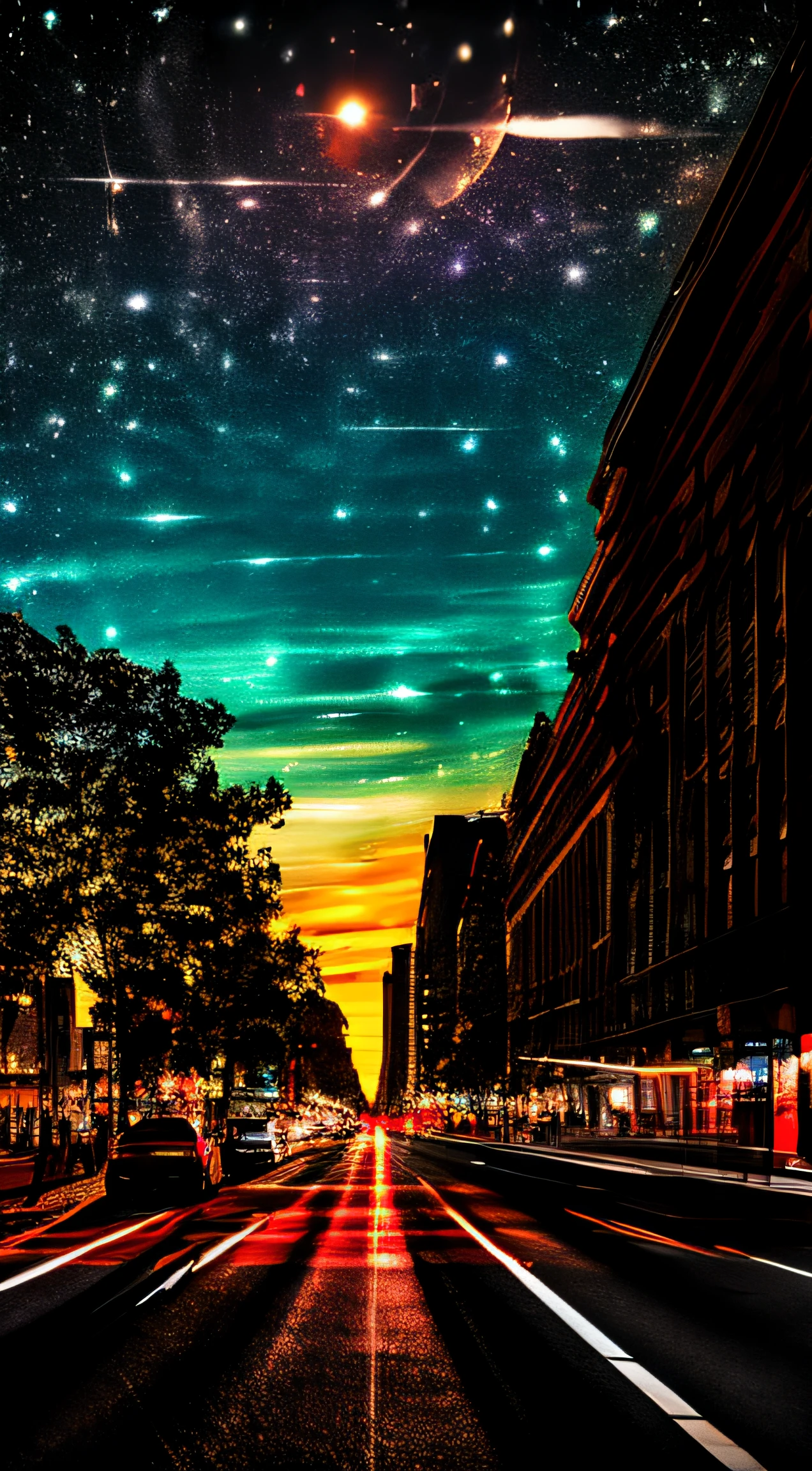 City Lights at Twilight