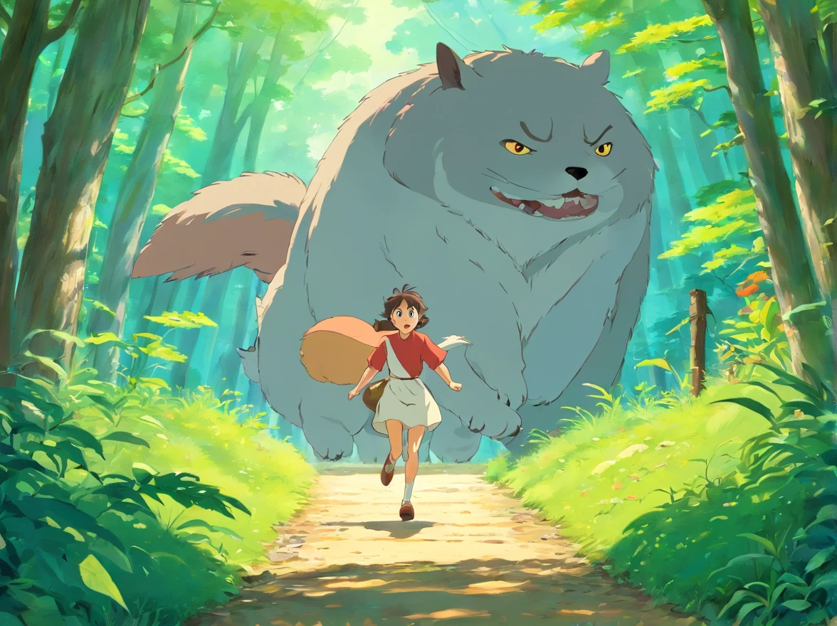 Animals are afraid to run forward