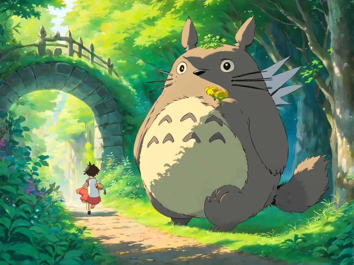 Totoro escapes