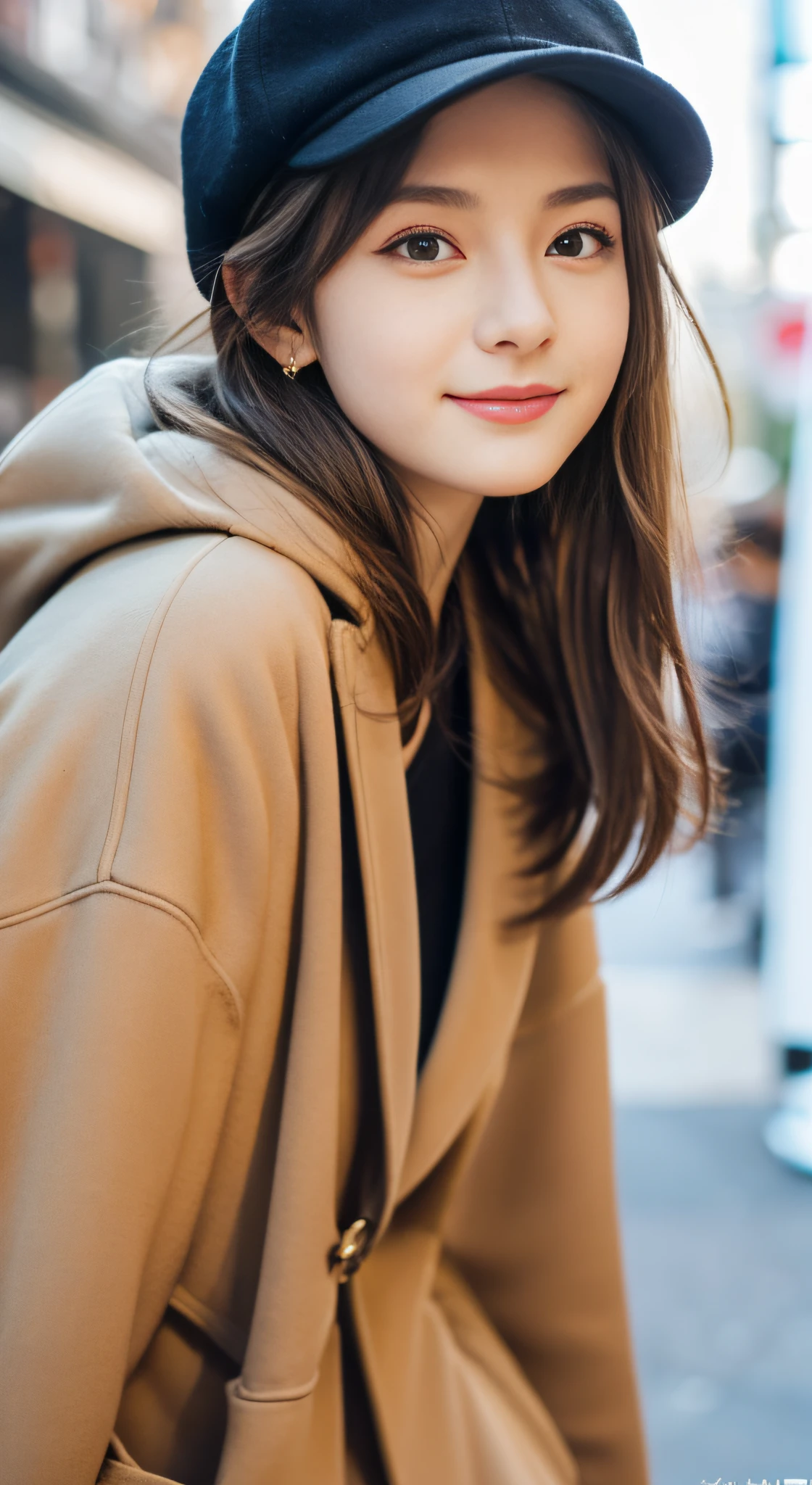 (((32K,very high res, high detailing, highly accurate,Masterpiece Girl 1：1.5))),Raw photo & realistic atmosphere,beautiful dark blue eyes,Detailed mouth,Glossy lips,Detailed eyebrows,Soft white skin that shines with every detail,,Eyes drawn in detail、Very beautiful eyes with azure eyes,Detailed lips、Very beautiful face,Very well-formed face、Lifelike face,shiny beautiful lips,Beautiful eyebrows,Infinite reality,Best design,（Insanely cute Japan 16-year-old high school girl,,Beautifully shaped breasts,Very cute beautiful girl,Little Girl,Healthy body,Outstanding style：1.5）,Best Natural Makeup,Japanese ido,Korean Idols,Young sensual idol,Moist eyes,Dark Beautiful Deep Eyes,Beautiful butt,beauty legs,,camel's foot,：1.3),超A high resolution、,Natural and realistic face,Back lighting,Pure eyes are too cute,（photorealisim,Photograph the whole body：1.3）,Reality Live Action,（Fashionable earrings,,a necklace,A bracelet,gyuru,Glossy nail art,Women's Teens Street Winter Casual Fashion,Down coat,Wide pants,hotpants,shortpants,white shoe,Hats,Fashionable girl,light brown hair,medium wave hair,Ear Hair,独奏,little smiling,full body Esbian,Show full-body fashion,Sit with your feet in your hands,Show me your white shoes, Only beauty young cute 15 year old girl,A rather petite and very cute 15-year-old girl：1.7）,City of Shibuya
