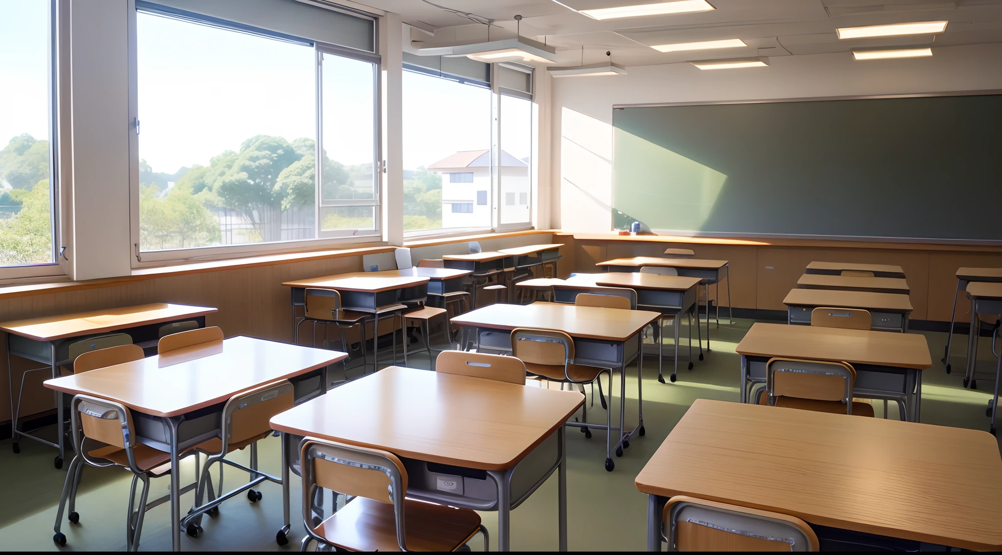 Modular design。Classroom space design that can be freely customized like building blocks