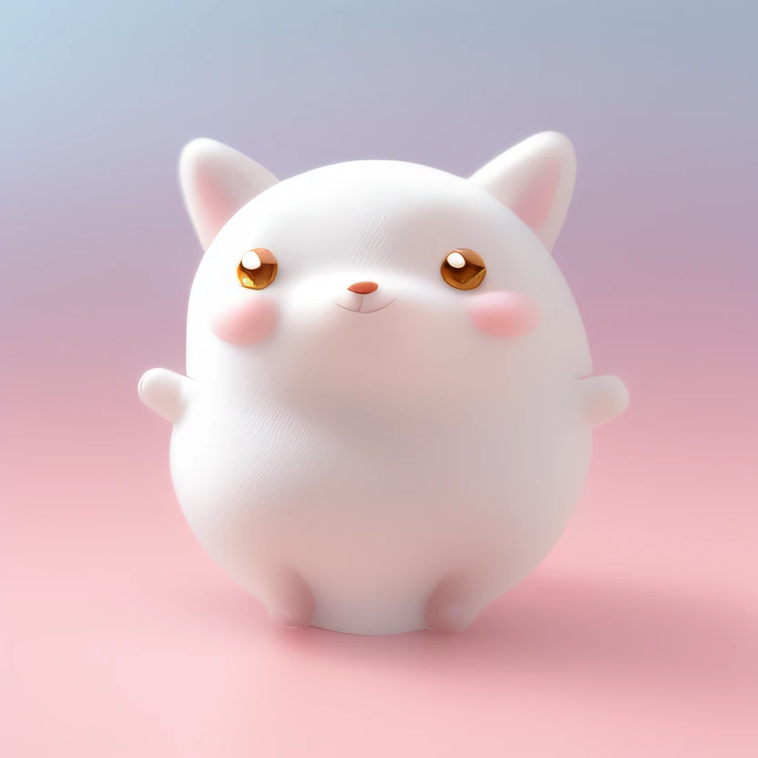 gorgeous tiny hyperrealistic white wolf, pink eyes, Chibi, adorable and cute, logo design, cartoon, cinematic lighting effect, charming, 3d vector art, cute and quirky, fantasy art, bokeh, hand drawn, digital painting, soft lighting, isometric style, 4K resolution, photorealistic rendering, highly detailed cleaning, vector image, photorealistic masterpiece, professional photography, simple space scenery, plain white background, isometric, vibrating vector, standing under two legs