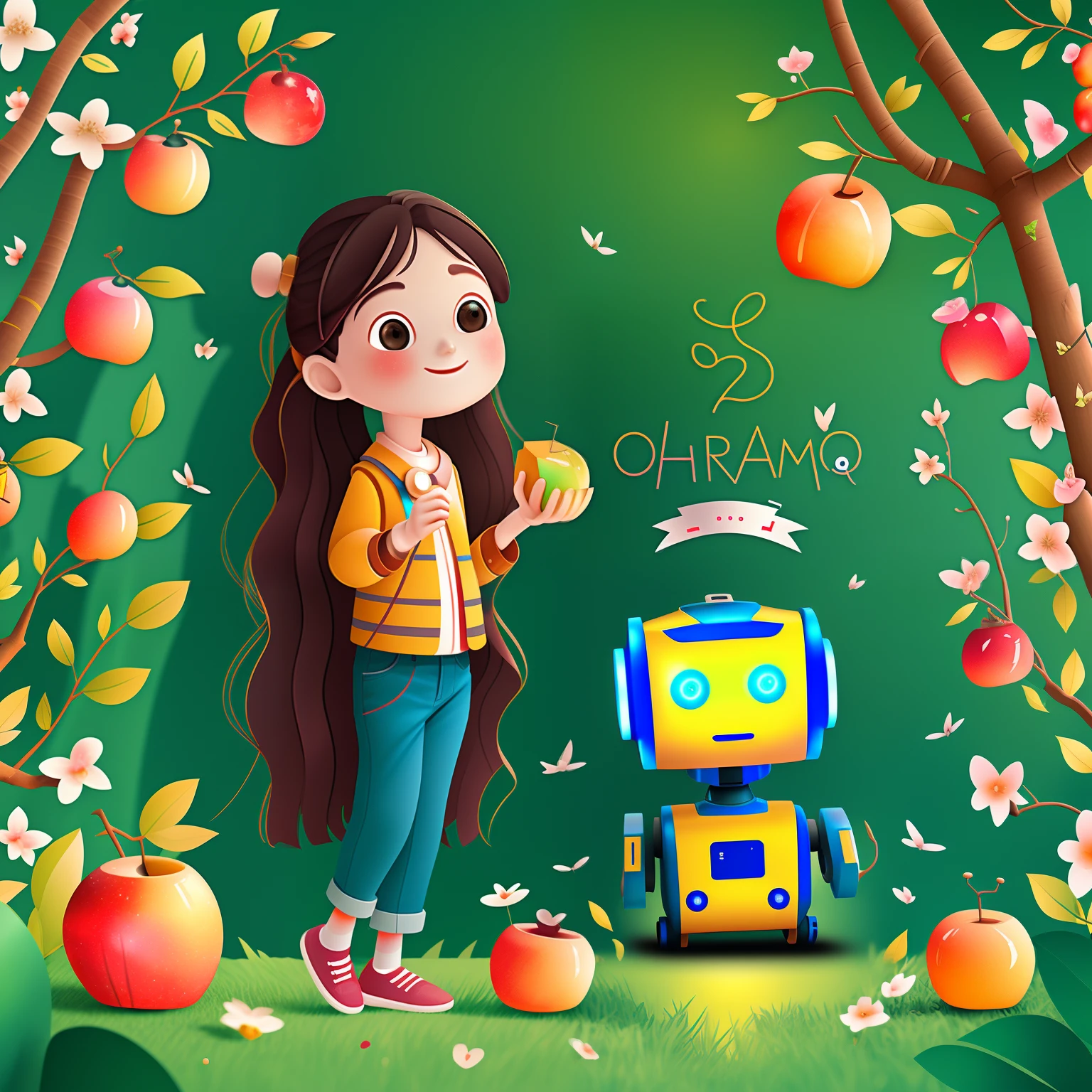 Blue AI robot
