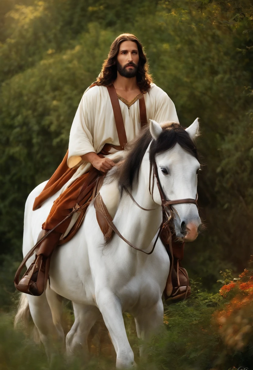 JESUS VINDO DOS CEUS NO CAVALO BRANCO