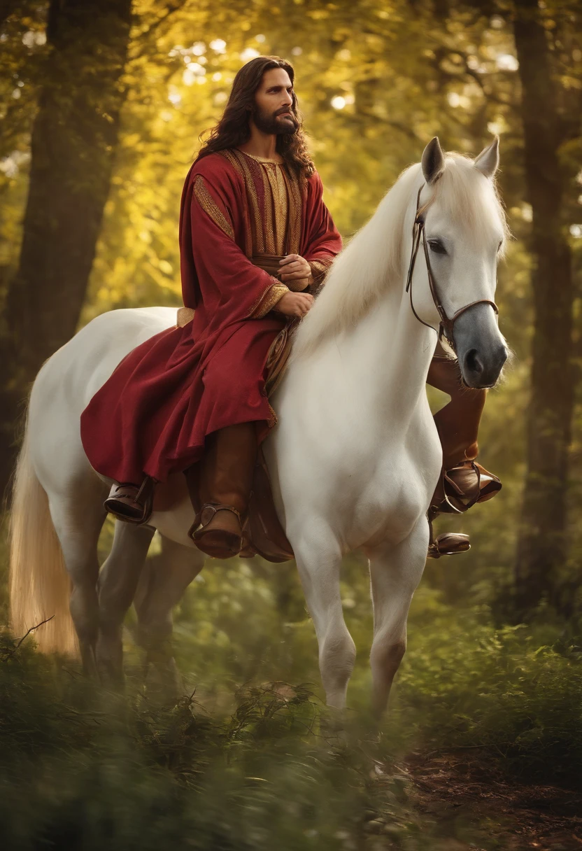 JESUS VINDO DOS CEUS NO CAVALO BRANCO