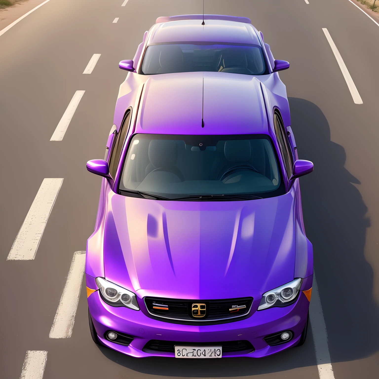 Carro de aplicativo tipo ube, chamando passageiros