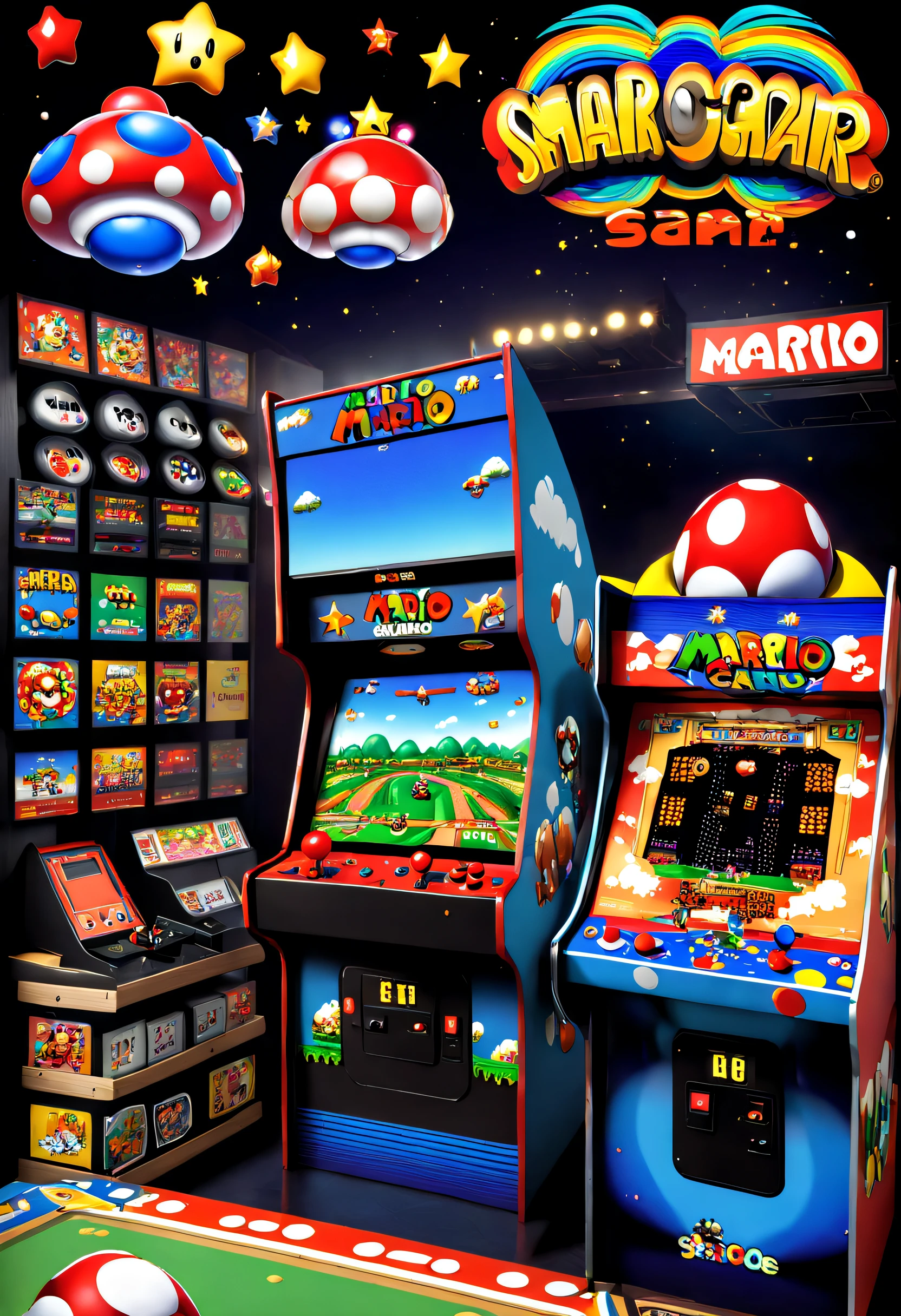 80shair。。,Retro,Arcade games,Nostalgia,mario