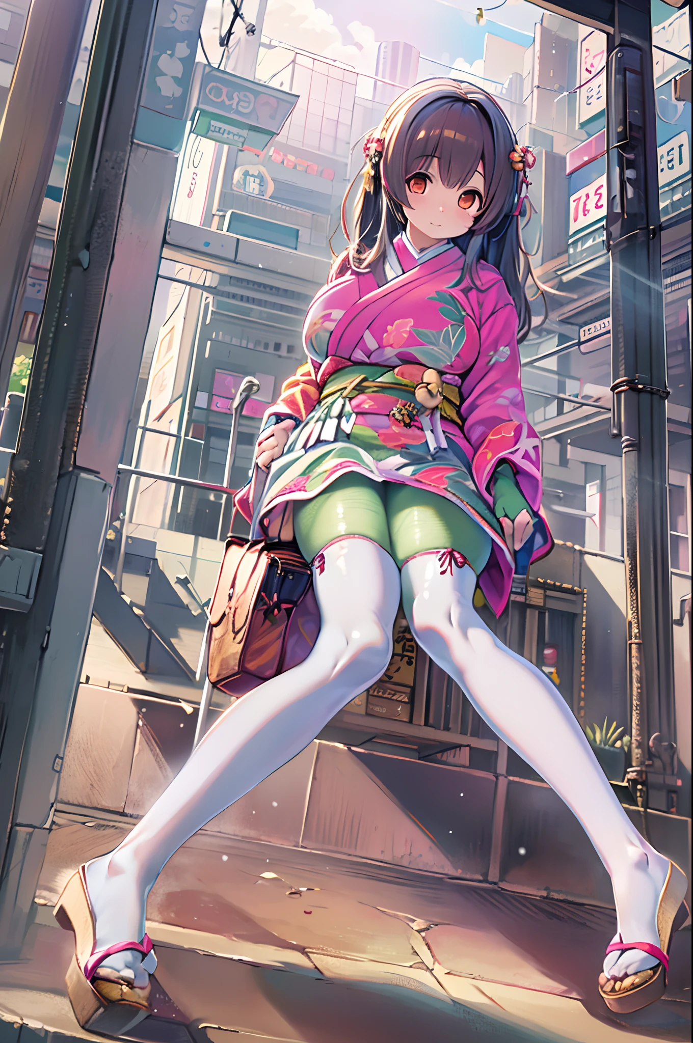Best Quality,masutepiece,超A high resolution,(photographrealistic:1.4),1girl in,Looking at Viewer,Japan Woman,pantyhose