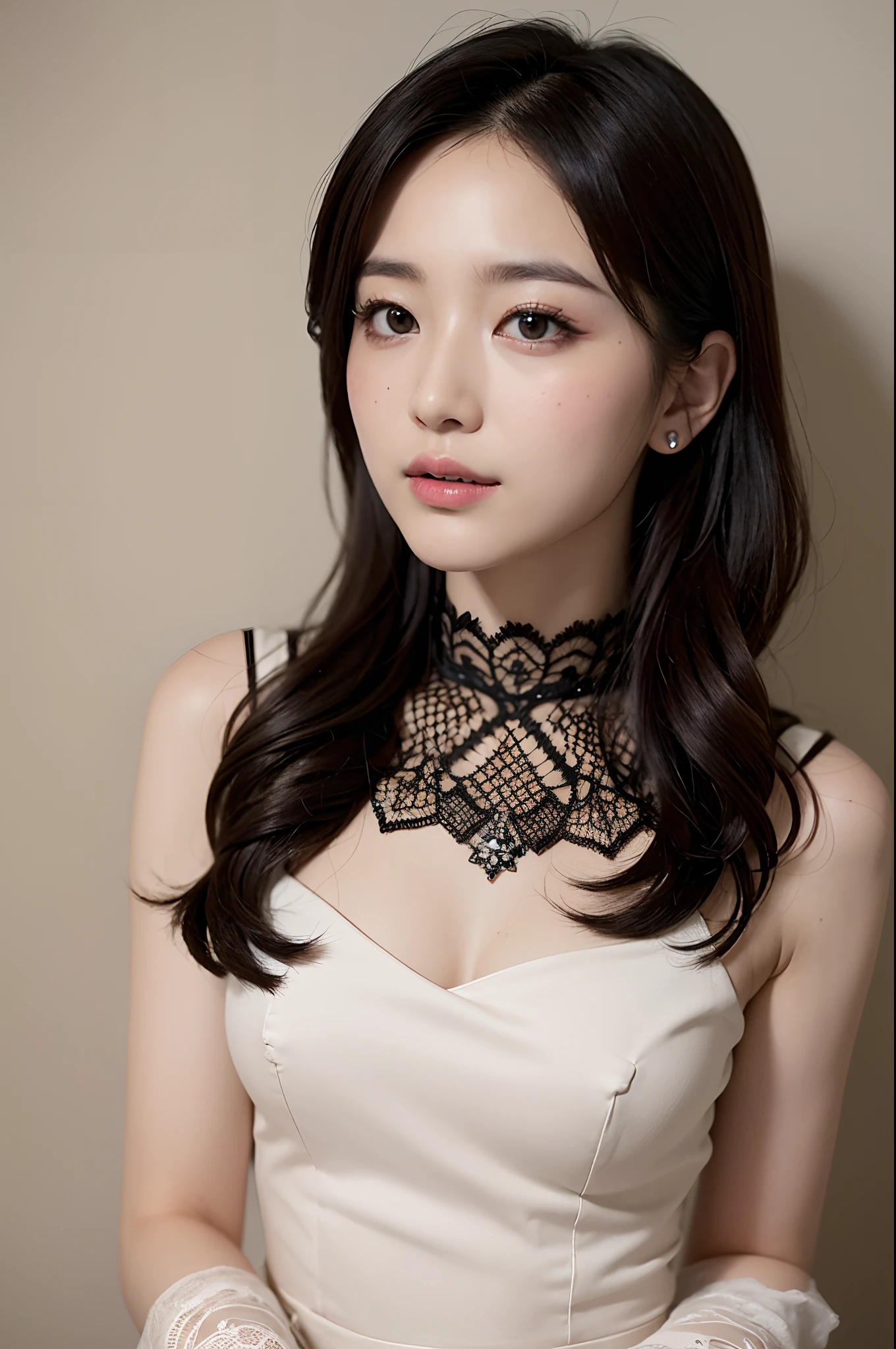 Pieckfinger, ((masutepiece)), Best Quality, 1girl in, eye shadow, Upper body, Portrait,