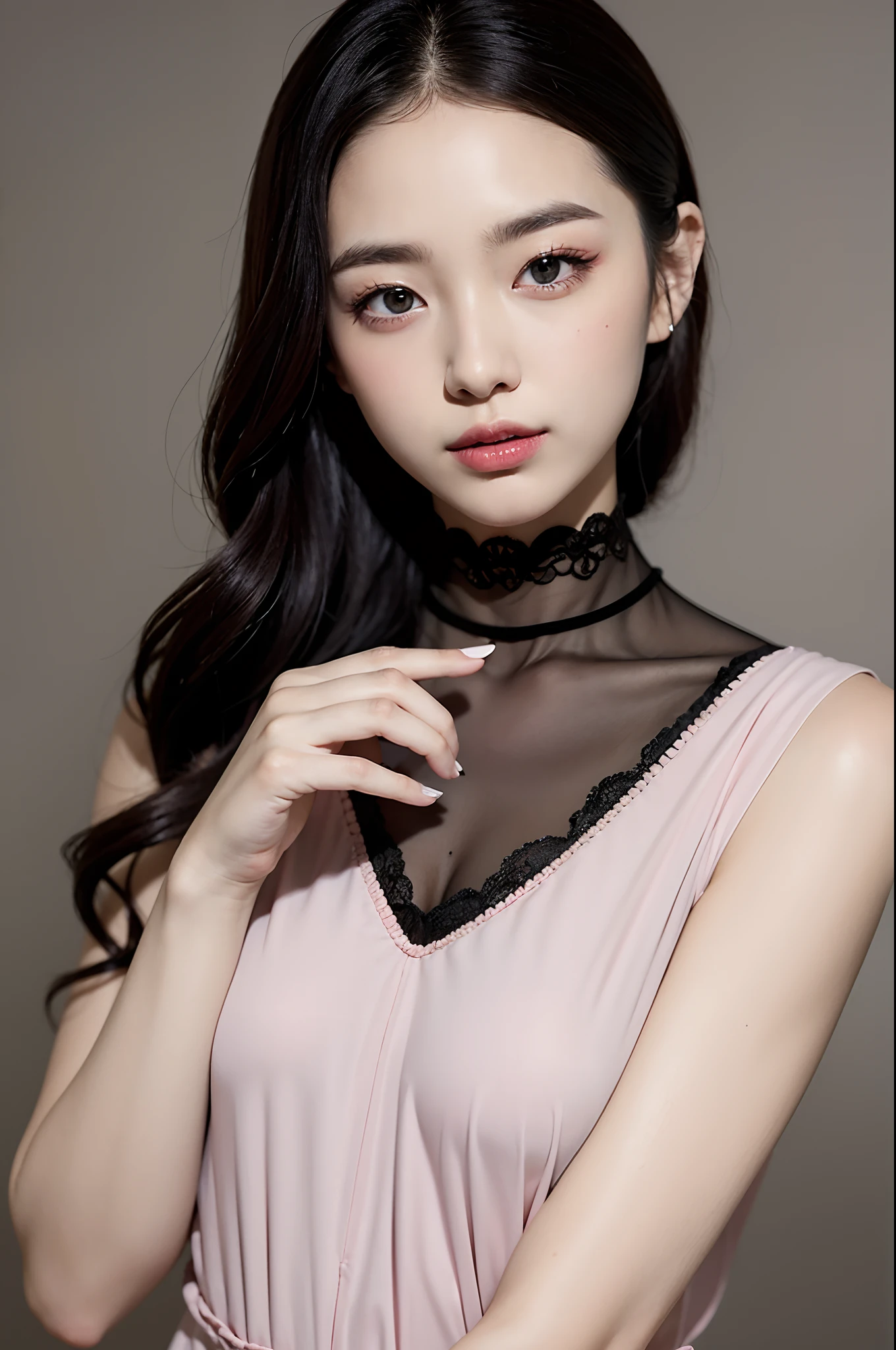 Pieckfinger, ((masutepiece)), Best Quality, 1girl in, eye shadow, Upper body, Portrait,
