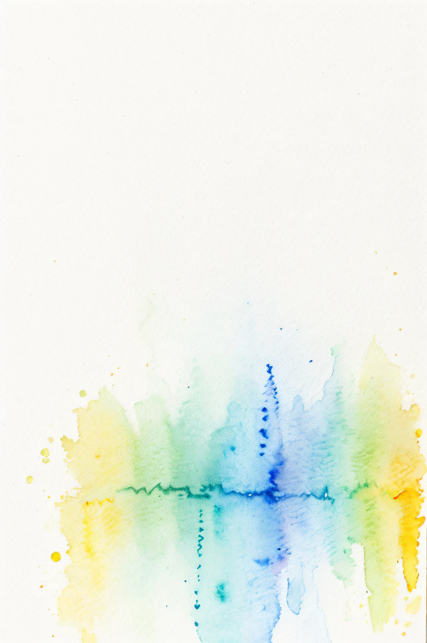 Masterpiece,top-quality, high detal,watercolor paiting,It features a simple,Lots of white space,Background Material,Watercolor texture,Rainbow Gradient