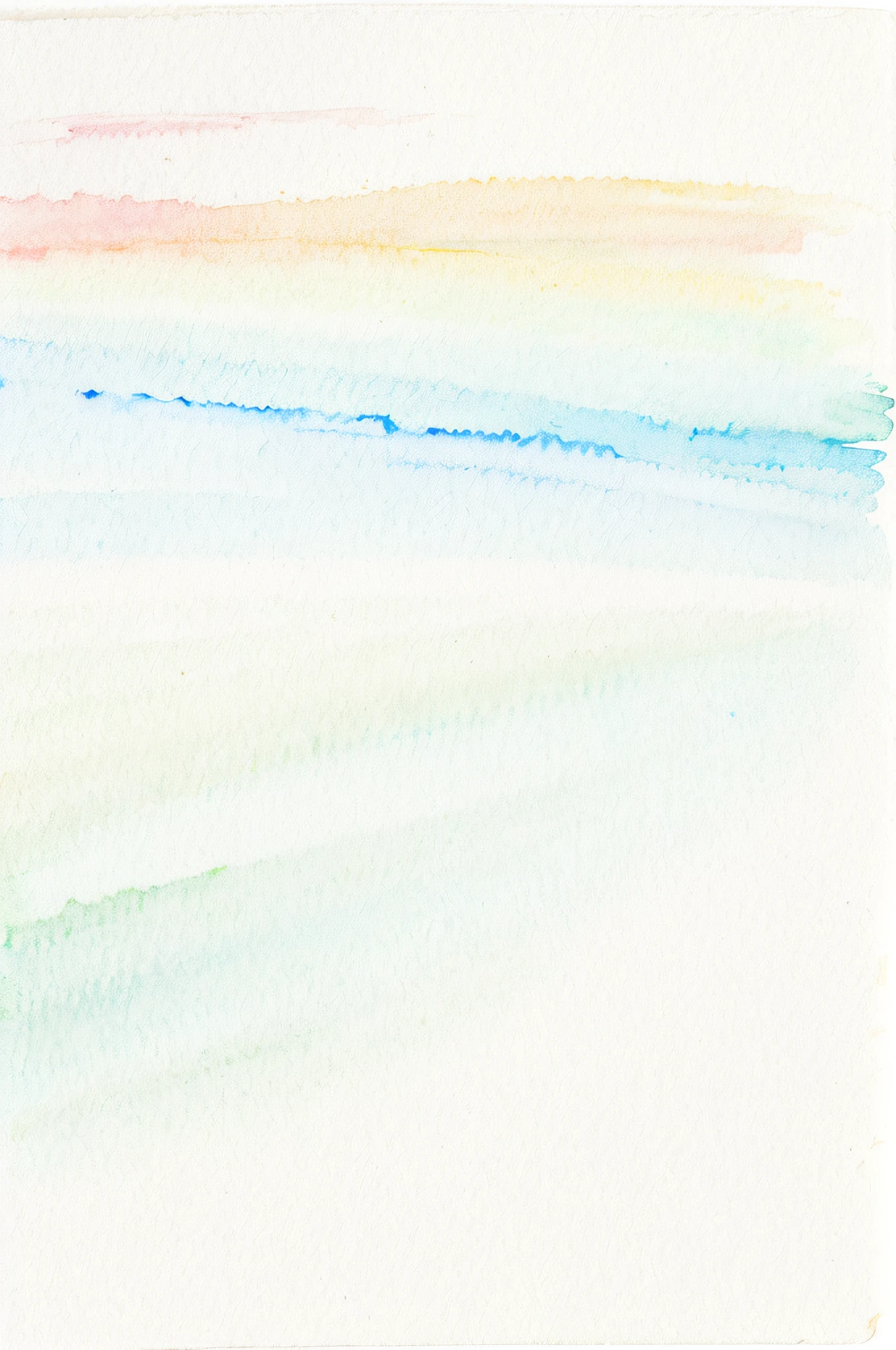 Masterpiece,top-quality, high detal,watercolor paiting,It features a simple,Lots of white space,Background Material,Watercolor texture,Rainbow Gradient