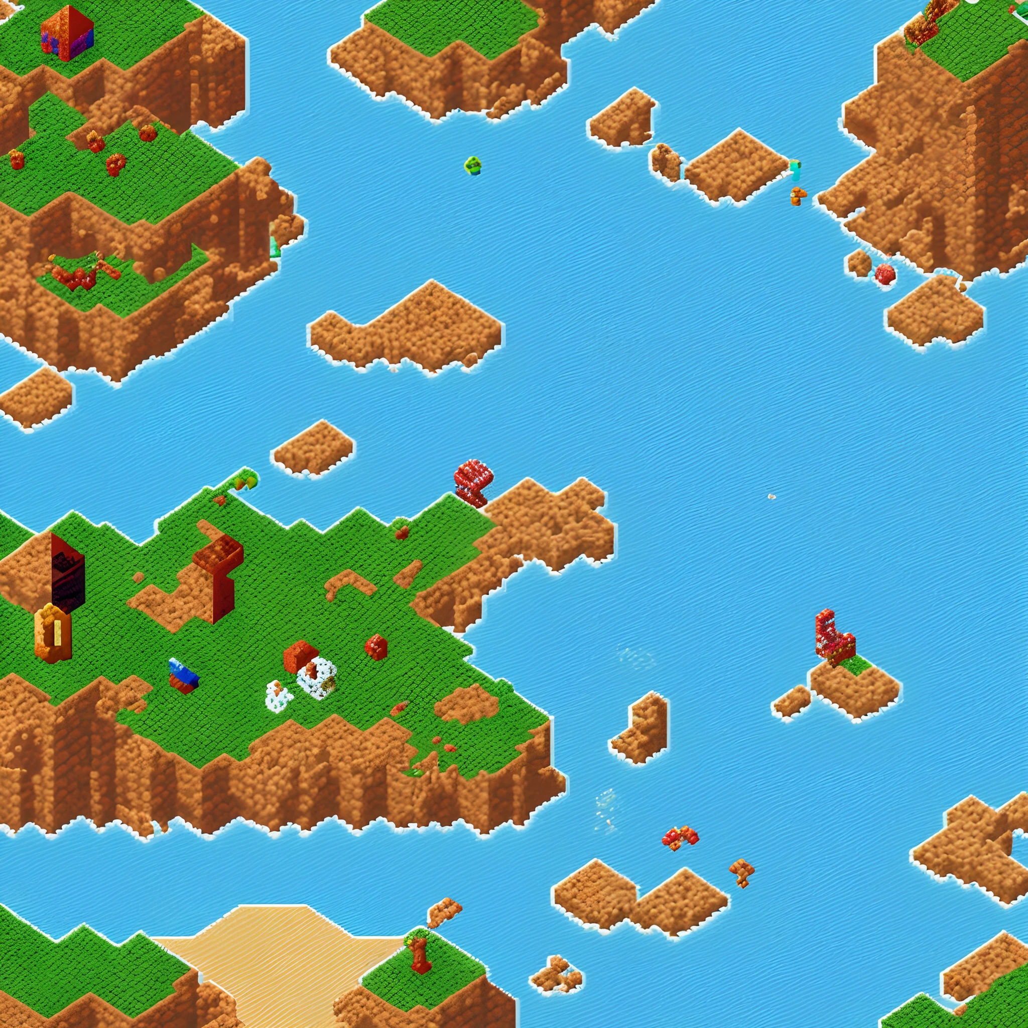 planet earth Pixel art