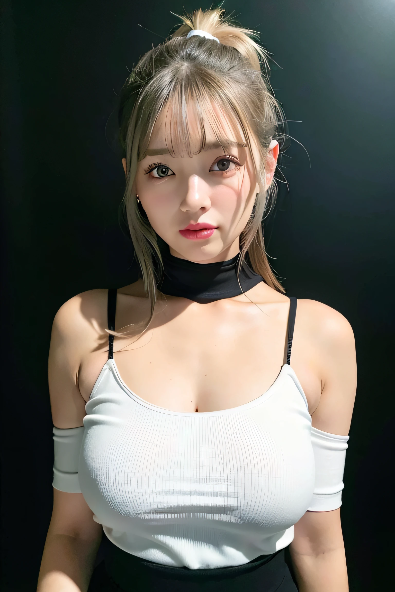 Ponytail, blonde