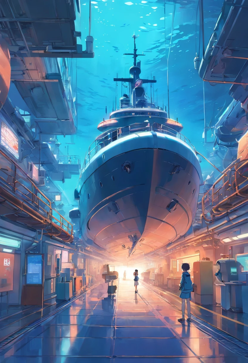 mirai,abyssal,Sophisticated instruments,high - tech,submarine,ships