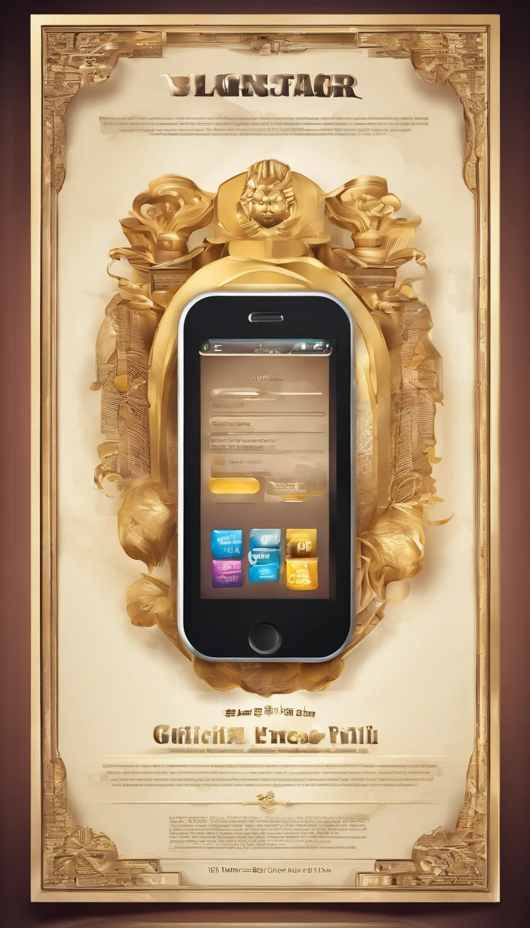 Phone app with login and registration screens