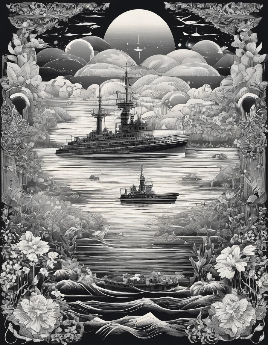abyssal，submarine，mirai，ships，Sophisticated instruments，high - tech