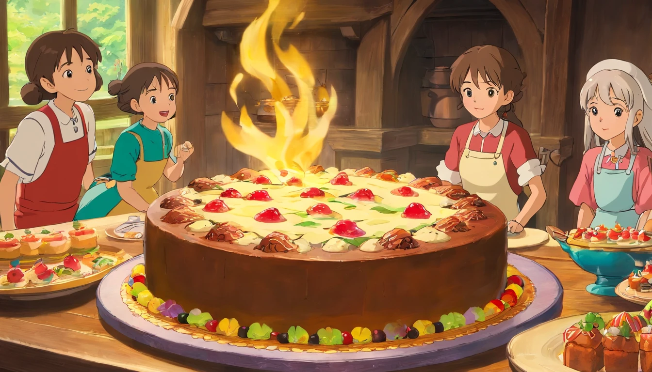 There is also an interesting tradition at the Stove Sending Festival,That's grabbing the stove cake。Adults will place a particularly delicious piece of cake on the table,Children compete to grab the cake。Who grabbed it,Good luck will come