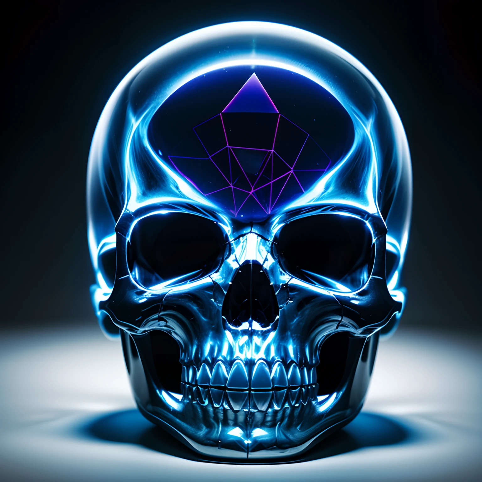 cinematic HDR photo, a humanesque silhouette, looking into an infinity mirror, geometrically shaped, eye of horus, Illuminati, skull and bones society, infinity detail, illusion, smoke, mirrors, high dynamic range, vivid, rich details, vibrant shadows, detailed highlights, realistic, intense, 35mm film, bokeh, professional, 4k,