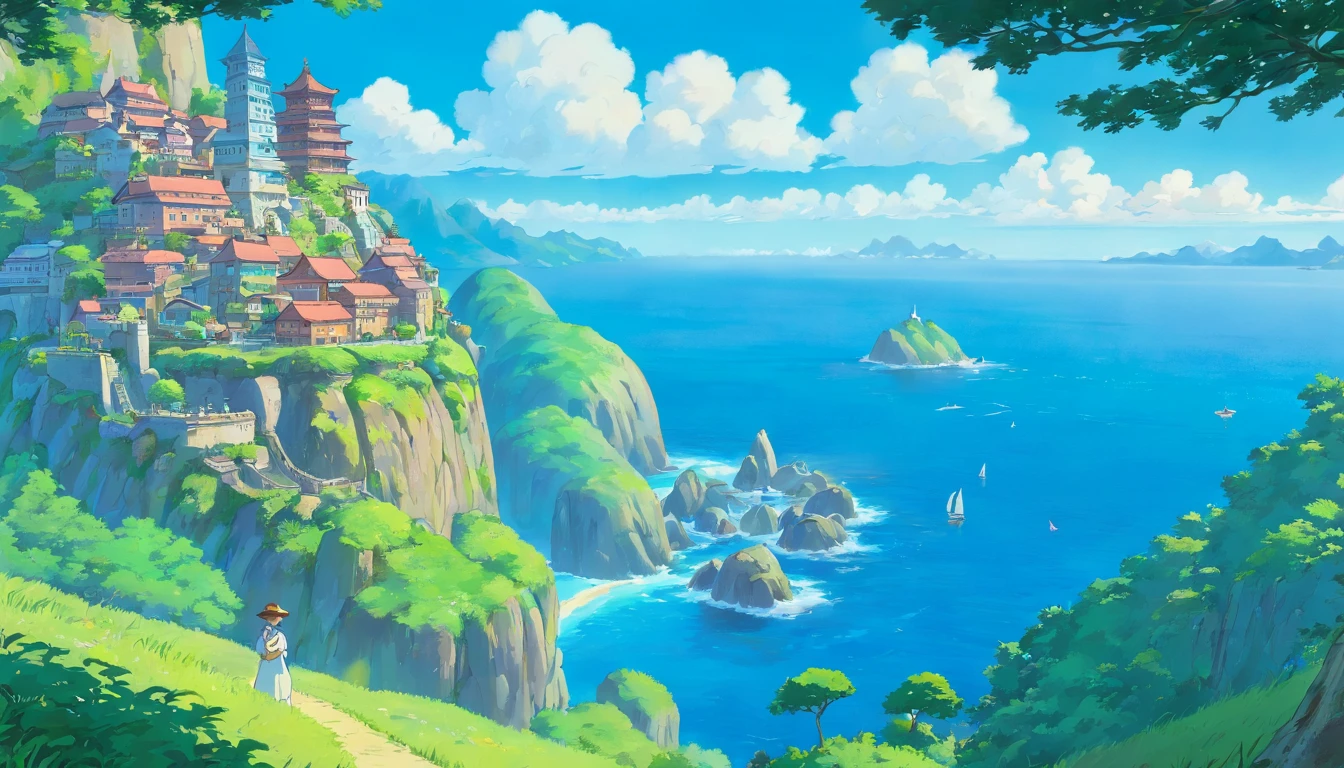 blue geography background