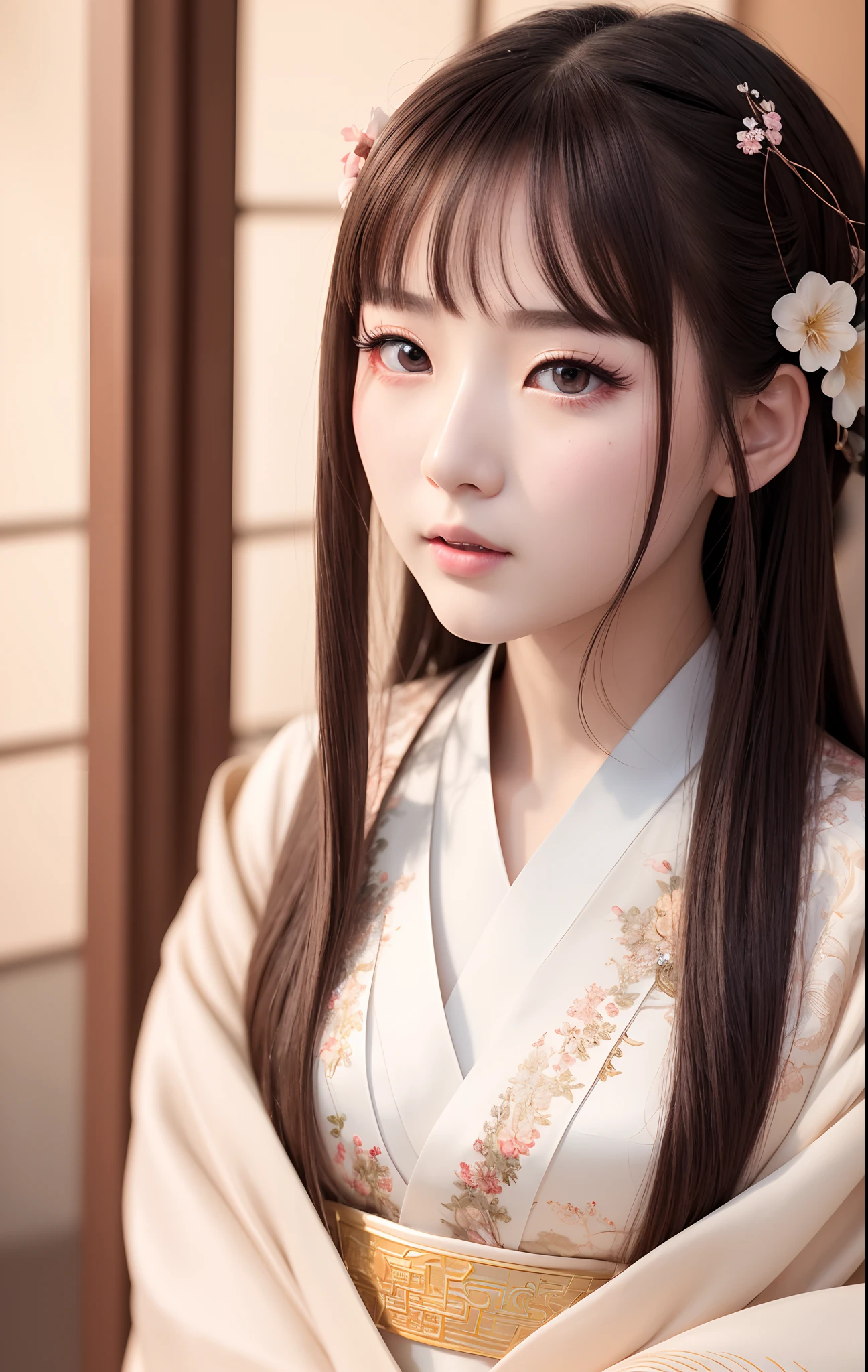 Best quality ,Masterpiece, illustration, An extremely delicate and beautiful, Extremely detailed ,CG ,Unity ,8K wallpaper, Amazing, finedetail, Masterpiece,Best quality,offcial art,Extremely detailed Cg Unity 8K wallpaper,absurderes, unbelievable Ridiculous, hugefilesize , Ultra-detailed, A high resolution, Extremely detailed,Beautiful detailed girl, Extremely detailed eyes and face, Beautiful detailed eyes,light in face,(Hanfu:1.1),1girll