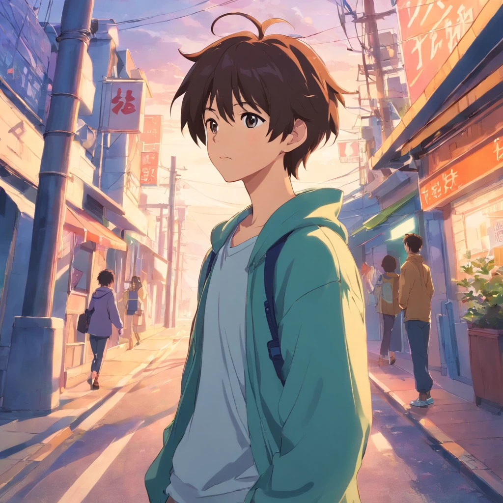 Bobo is a 30-year-old adult man with shaggy hair and a perpetually surprised expression. He wears colorful, baggy clothes that are usually stained or torn due to his frequent shenanigans. e sempre leva com sigo um ursinho rosa pendurado ele mesmo tendo uma aparecia robusta