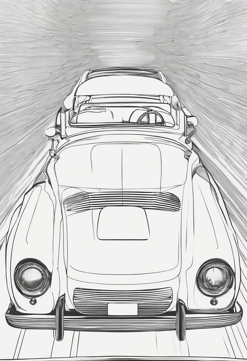 a car in a road