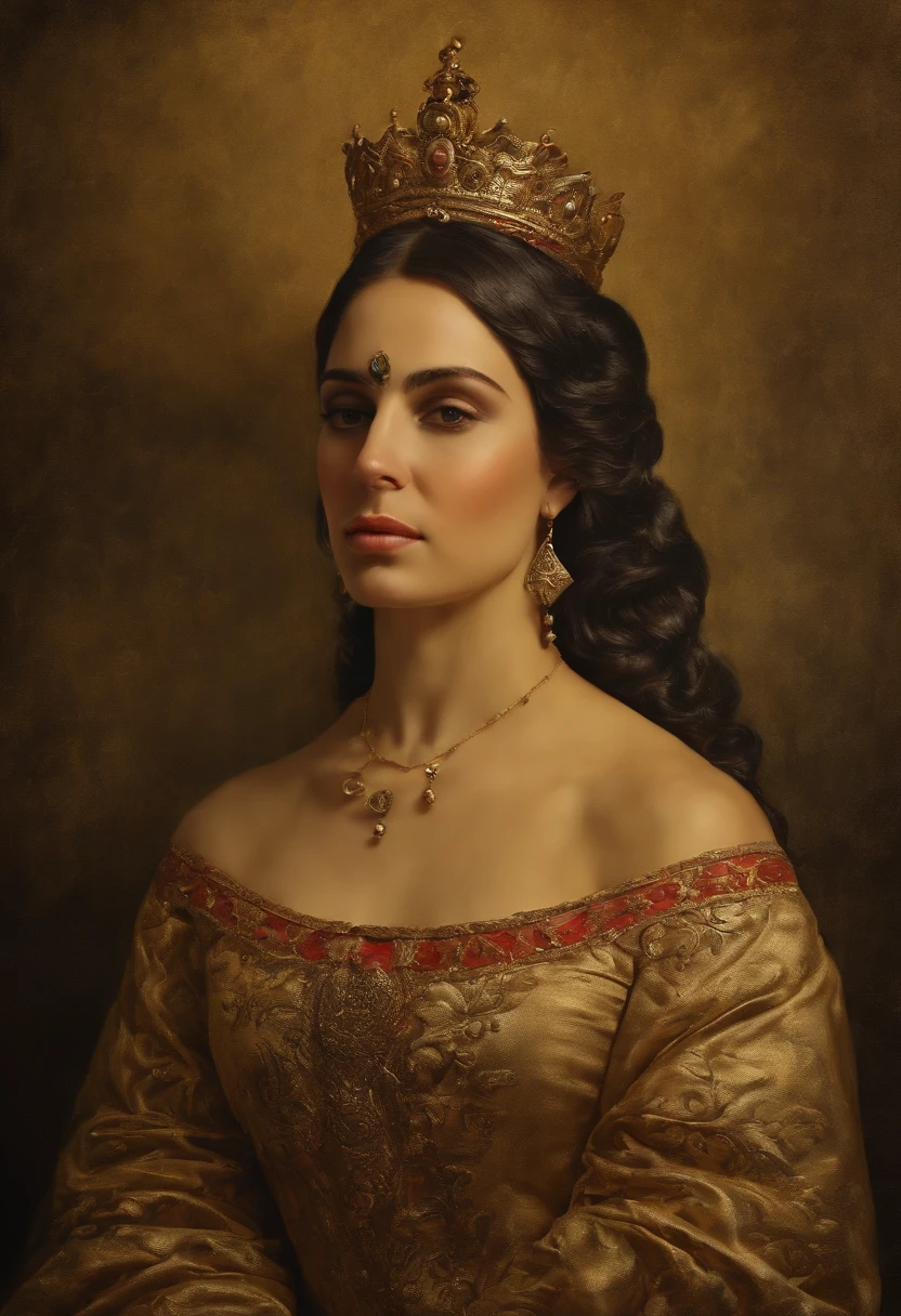 On an oil canvas, de cores suaves e brandas,
Um velho rei repousa, In your hand, o cetro manda.
O tom de bege envolve-o, majestoso e sereno,
Em seu trono de autoridade, ele reina com seu aceno.
Sua coroa de ouro brilha, relic of a strong past,
Os anos, as soft strokes, esculpem sua sorte,
A idade gravada nas rugas, marks of time to be traced,
Mas sua dignidade perdura, seu reinado a resplandecer.
Os olhos cansados, mas repletos de sabedoria,
Contemplam o reino, com profunda maestria,
O trono de madeira, Ancient and venerable,
Sustentou o peso dos anos, became unforgettable.
In oil painting, o velho rei se imortaliza,
Its history and its greatness, ali se eterniza,
Numa paleta de cores suaves, bege e dourado,
He is the guardian of a time, um rei venerado.
A cor bege, como o tempo, suave e discreta,
Envolve o rei em sua aura, Full story,
On oil canvas, sua majestade se consagra,
Um velho rei em seu trono, eterna saga.