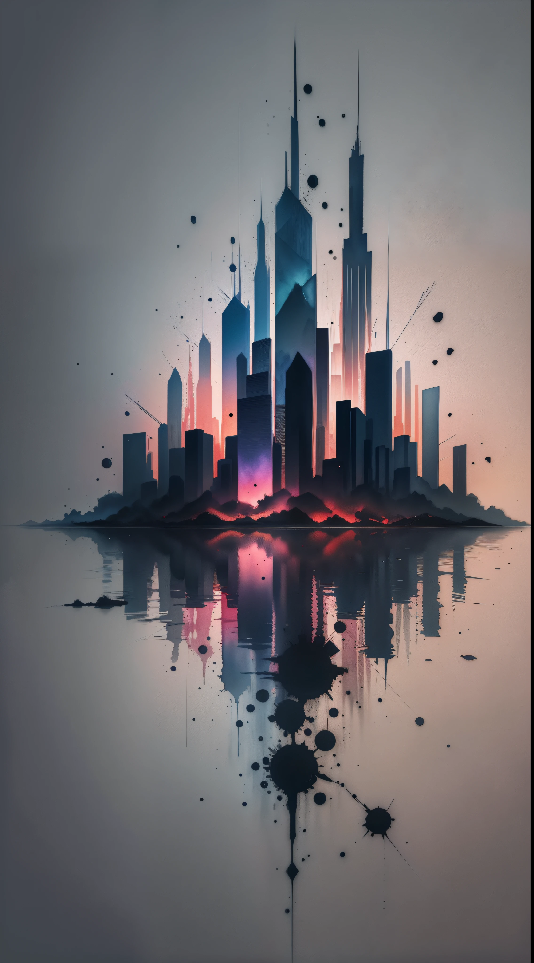 3d watercolor abstract,dark background,high resolution,high quality,colorful
