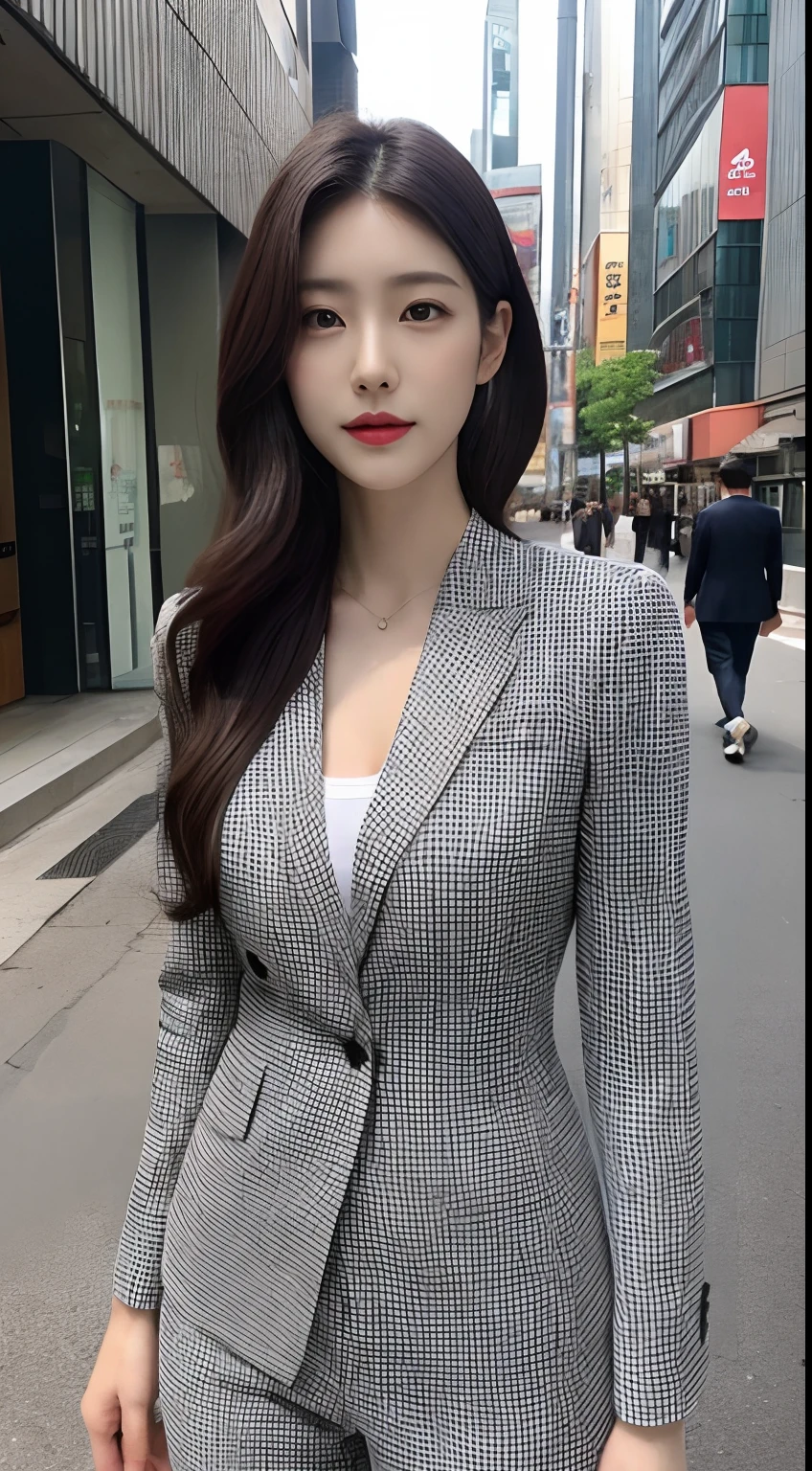 Tall and slender beauty、Beauty in suits、Colossal tits、undershirt、Cool beauty、Career woman、Japan beauties、modeled、tiese，the street