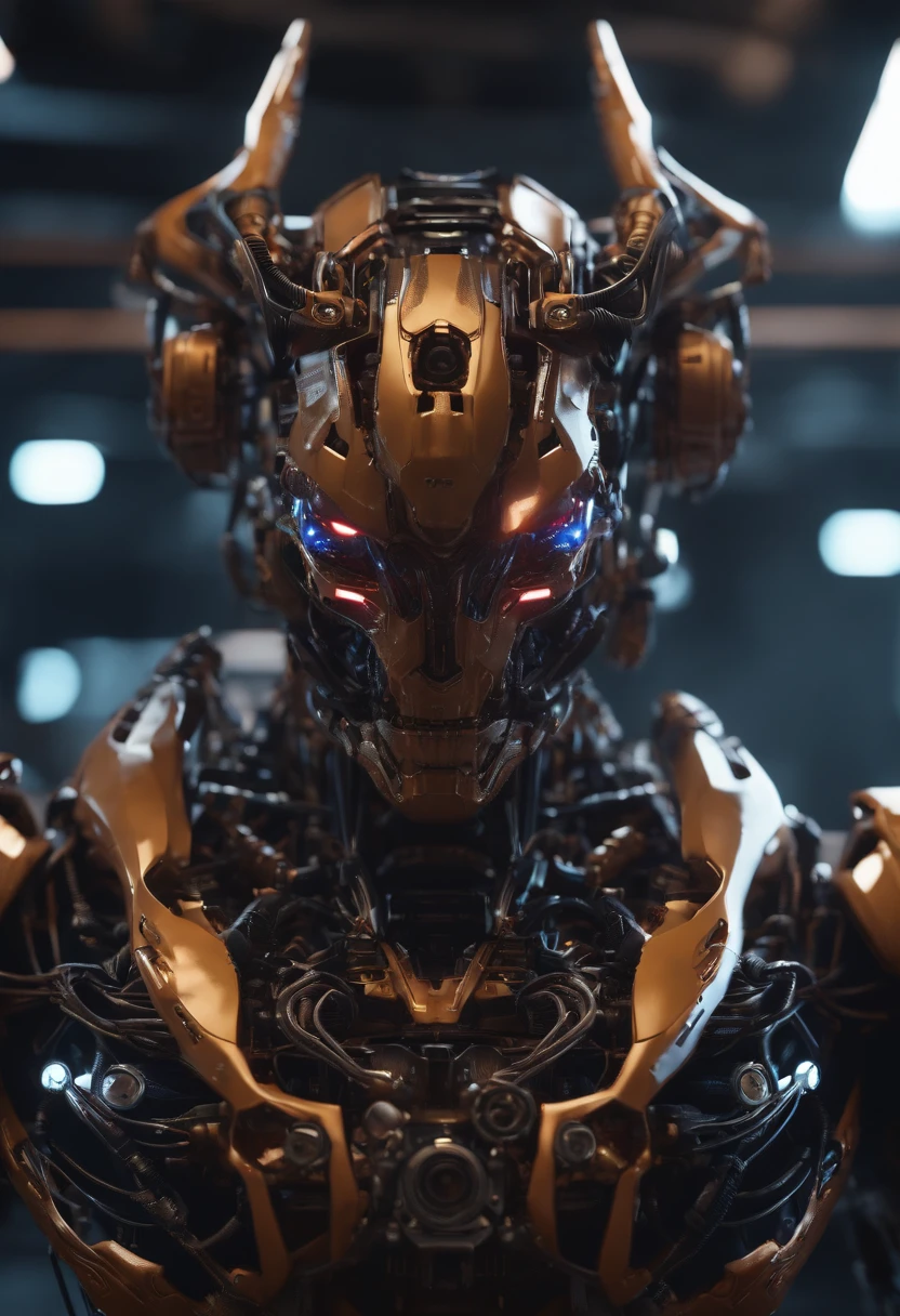 an intricately detailed award winning painting demonstrating astonishing style and technique and rendering a creative and new subject matter in amazing detail,dramatic,trending,exciting,"The Man in the Machine",, glow effects, godrays, Hand drawn, render, 8k, octane render, cinema 4d, blender, dark, atmospheric 4k ultra detailed, cinematic, Sharp focus, big depth of field, Masterpiece, colors, 3d octane render, 4k, concept art, trending on artstation, hyperrealistic, Vivid colors, extremely detailed CG unity 8k wallpaper, trending on CGSociety, Intricate, High Detail, dramatic