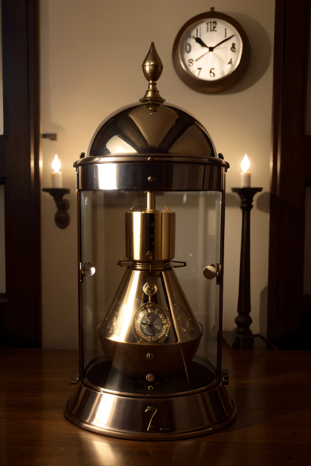 Visualize a mystic clock with November 22, 1963, date.