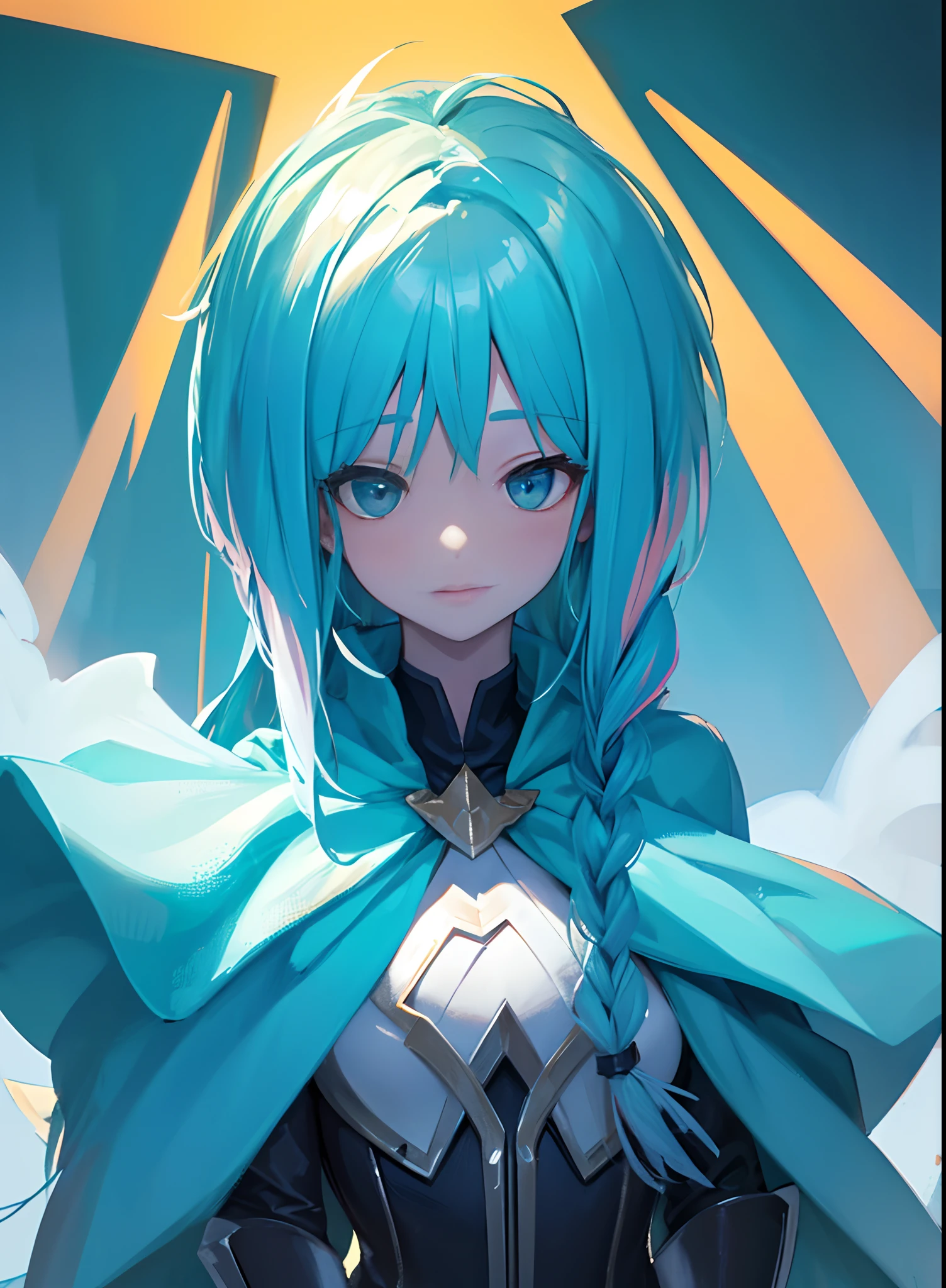 ((Masterpiece, Highest quality)), Detailed face, CharacterDesignSheet, full bodyesbian, Full of details,, Highly detailed, Depth, Many parts,Beautiful paladin girl,Holding a shield,Extremely beautiful,High Balance, Natural light, Lace,lacepantyhose,starrysky,Green hair,hentail realism, shadowing,character sheets, reference sheet, Standing painting, 8K, Super detail, 1080p, Women's HD,Slim,femele, 16k, A high resolution, Best quality, High quality, Anatomically correct, Masterpiece, ccurate, hyper HD,As graceful as a swan,unreal-engine, Ghibli-like colors, anime big breast, Standing painting, angle of view,Yarn skirt,ssee-through,pigtails,Black and white staggered chest,Cardigan