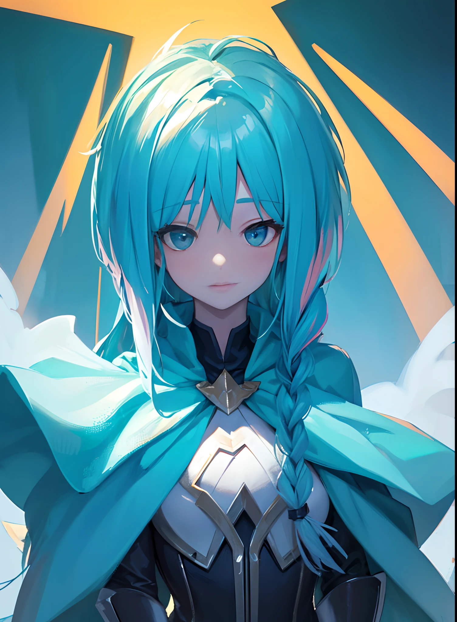 ((Masterpiece, Highest quality)), Detailed face, CharacterDesignSheet, full bodyesbian, Full of details,, Highly detailed, Depth, Many parts,Beautiful paladin girl,Holding a shield,Extremely beautiful,High Balance, Natural light, Lace,lacepantyhose,starrysky,Green hair,hentail realism, shadowing,character sheets, reference sheet, Standing painting, 8K, Super detail, 1080p, Women's HD,Slim,femele, 16k, A high resolution, Best quality, High quality, Anatomically correct, Masterpiece, ccurate, hyper HD,As graceful as a swan,unreal-engine, Ghibli-like colors, anime big breast, Standing painting, angle of view,Yarn skirt,ssee-through,pigtails,Black and white staggered chest,Cardigan