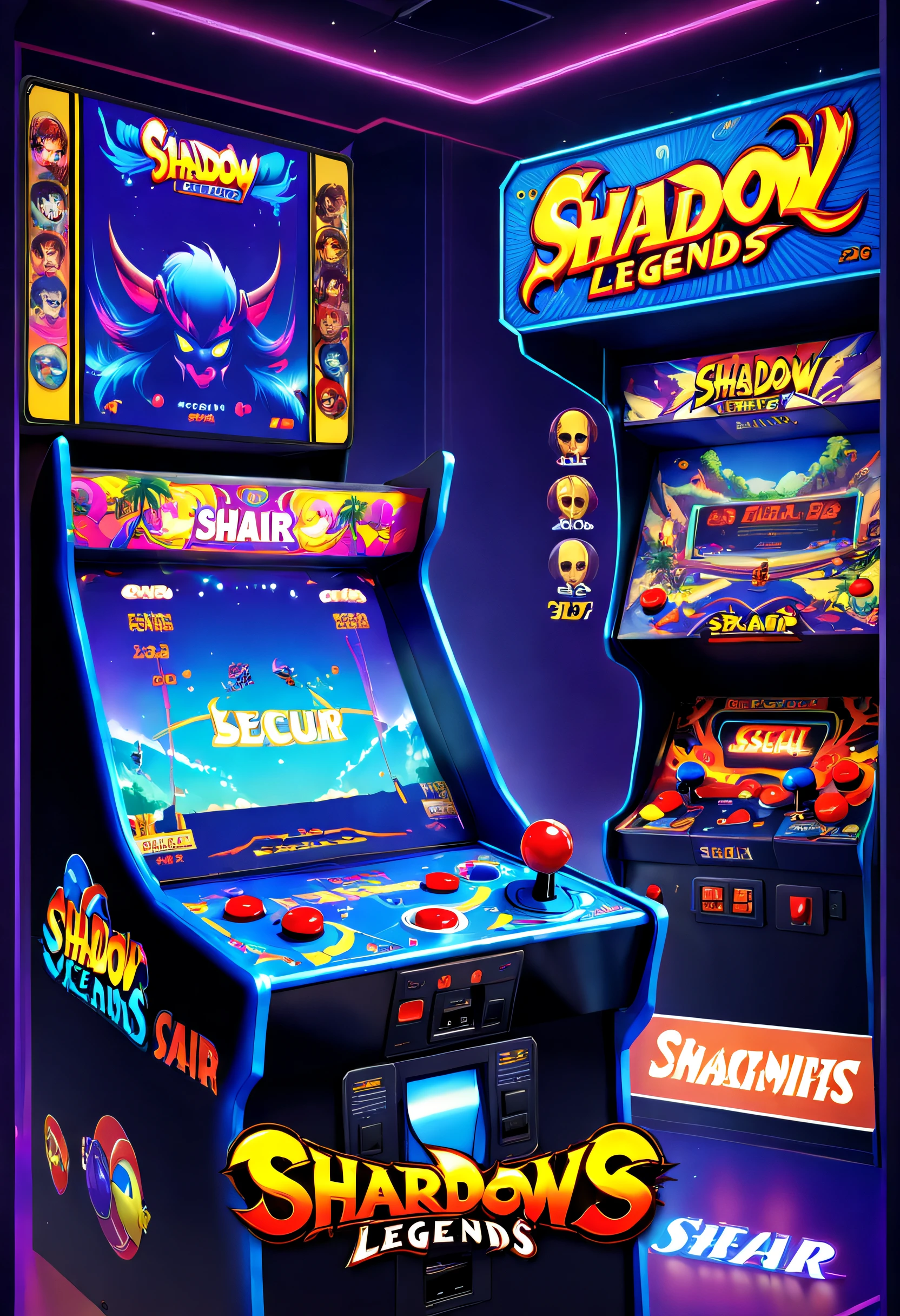 80shair。。。。。。,Retro,Arcade games,Nostalgia,Shadow Legends