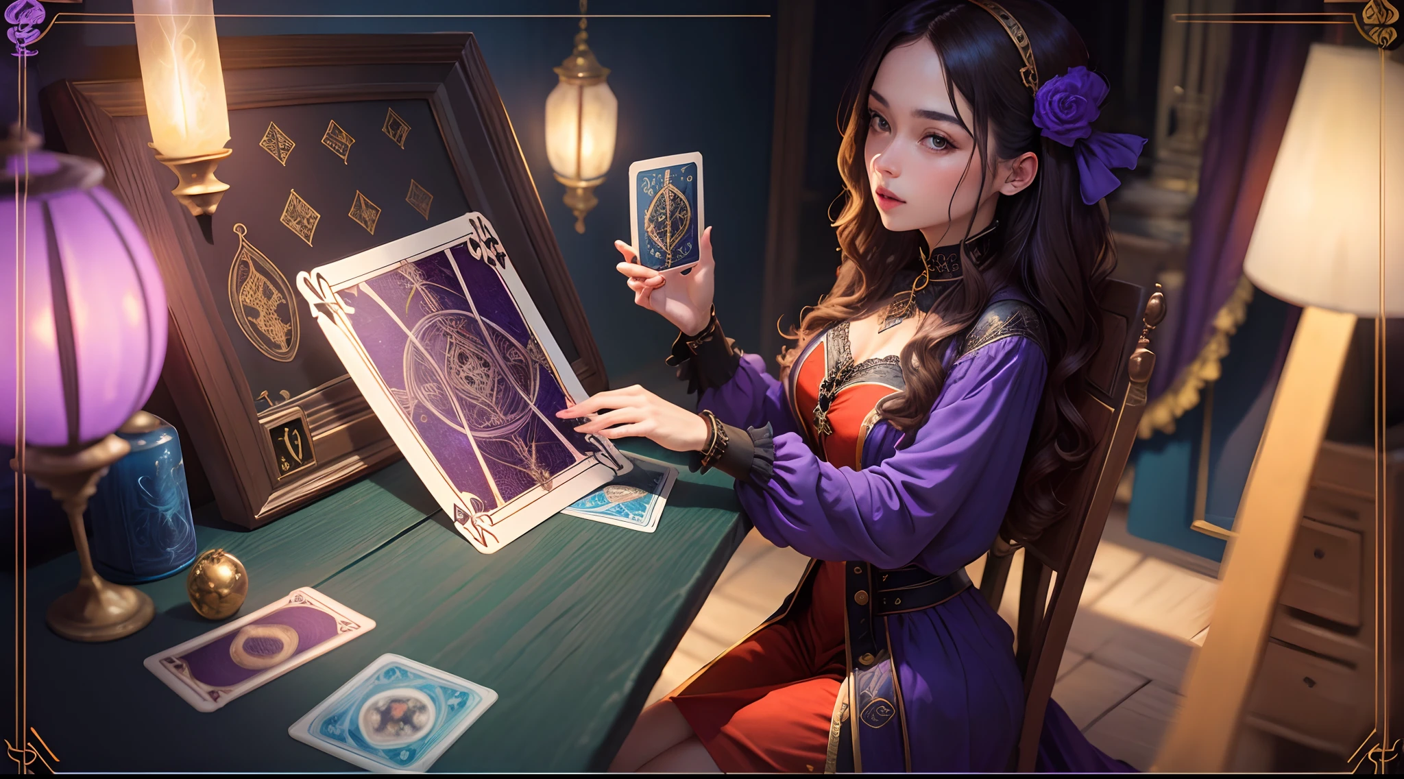 Tarot cards, Learning in the Purple Range