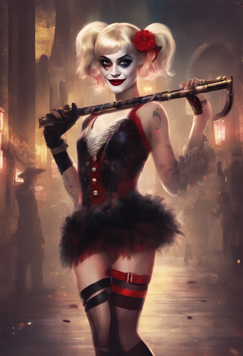 Harley Quinn as a flapper