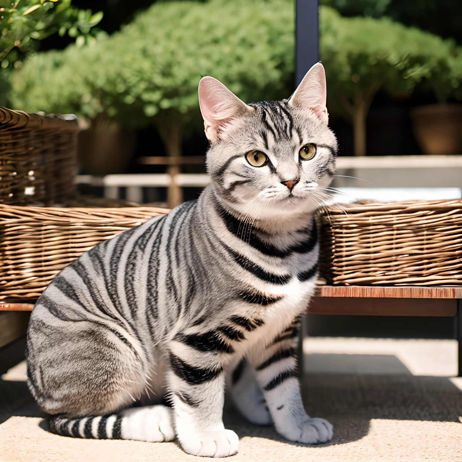 American Shorthair　veranda