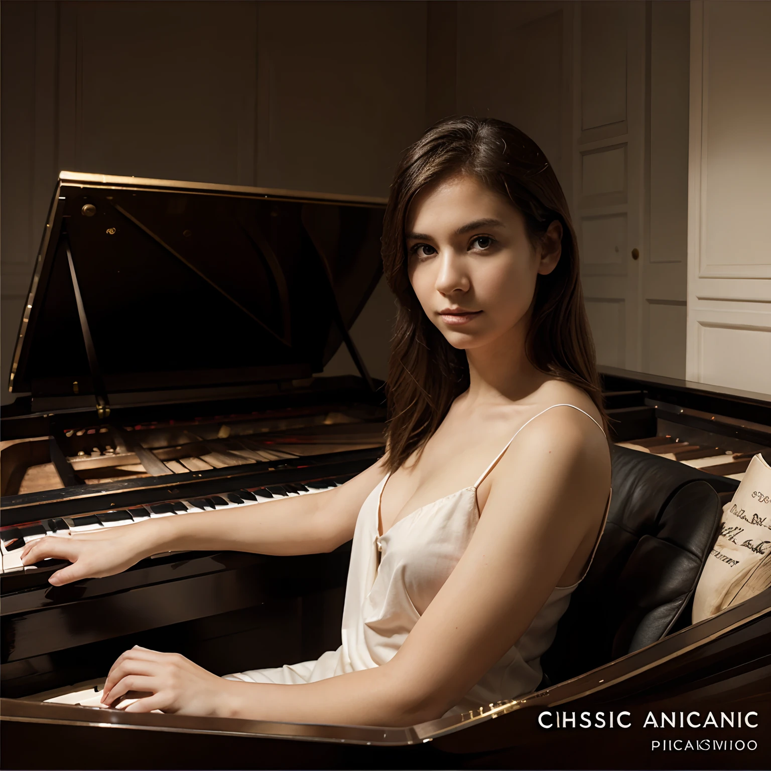 Classical piano album cover