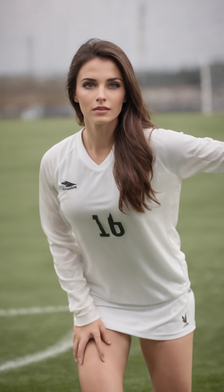 1 brunette 2 soccer clothes 3 sexy 4 funny