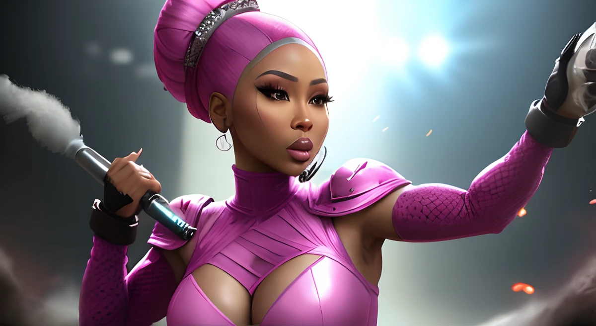 Nicki Minaj in mortal combat